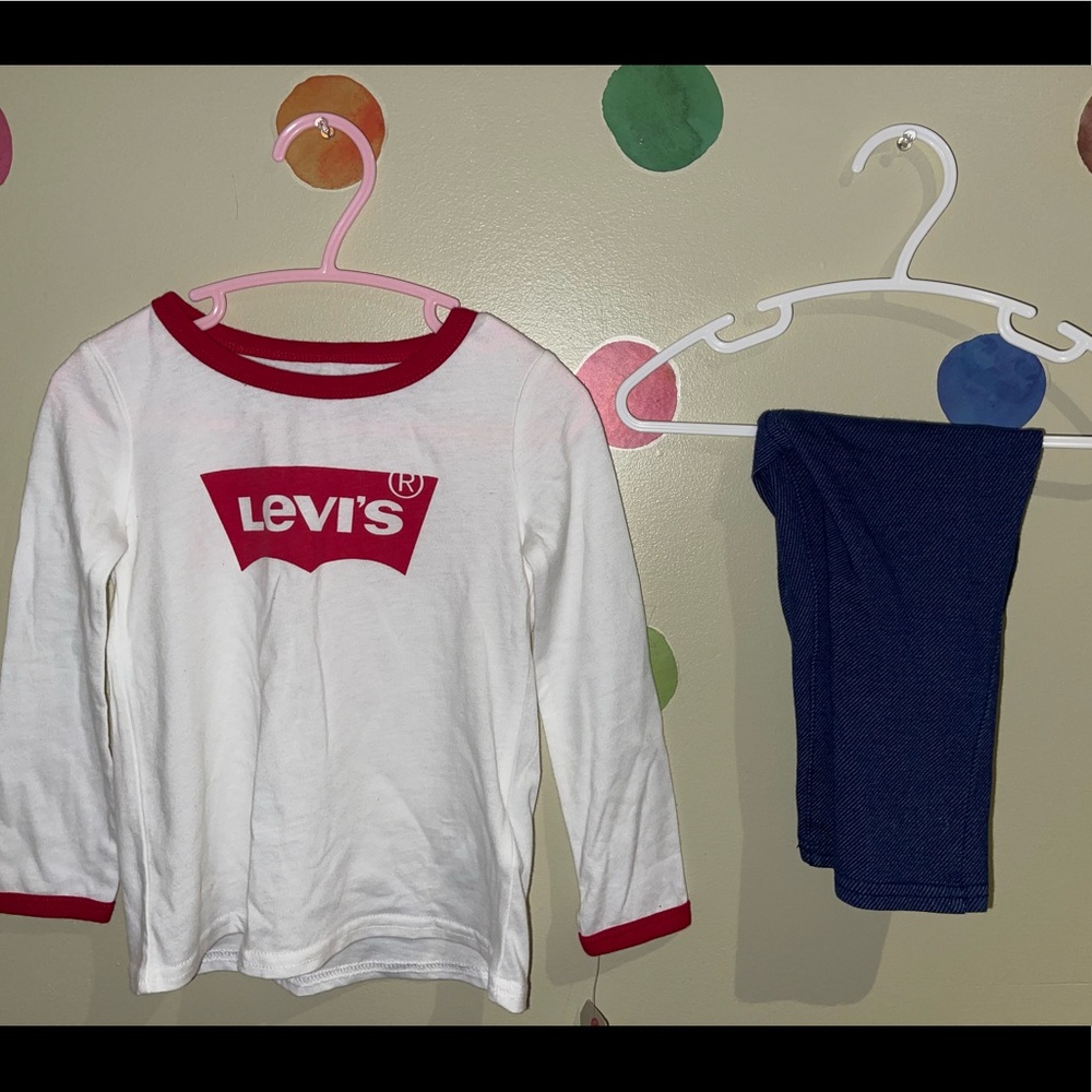 Toddler girl Levi Set